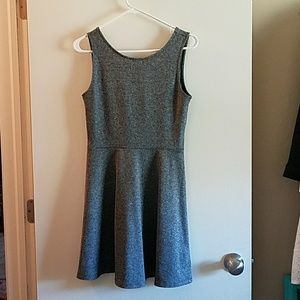 Grey skater dress